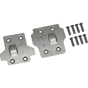 Hot Racing - Stainless Steel Skid Plate Set-kratonoutcasttalion - AON331M08